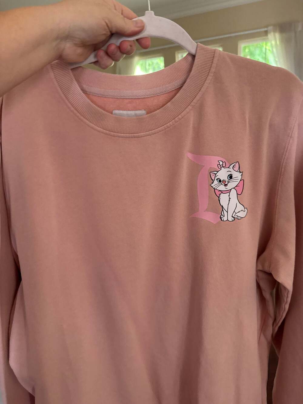 Disney Marie Aristocats Disneyland D Custom Made Sweatshirt Size Medium